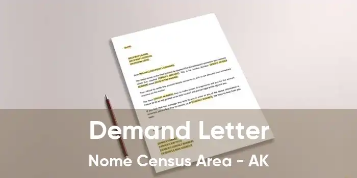 Demand Letter Nome Census Area - AK