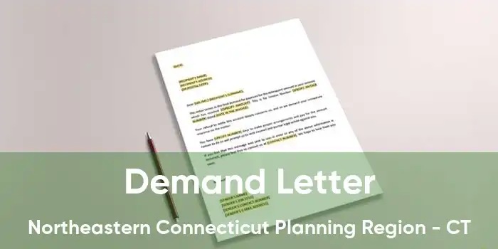 Demand Letter Northeastern Connecticut Planning Region - CT