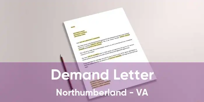 Demand Letter Northumberland - VA