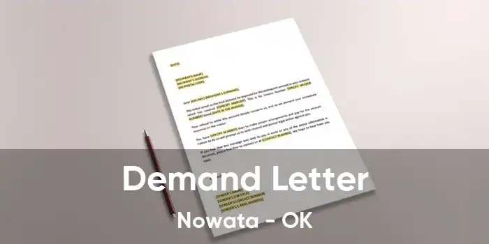 Demand Letter Nowata - OK