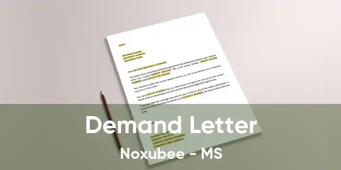 Demand Letter Noxubee - MS