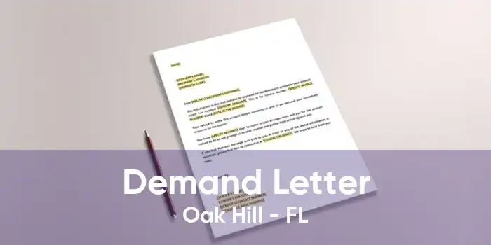 Demand Letter Oak Hill - FL