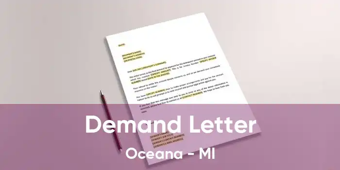 Demand Letter Oceana - MI