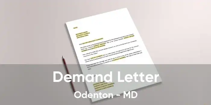 Demand Letter Odenton - MD