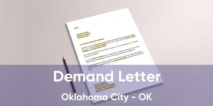 Demand Letter Oklahoma City - OK