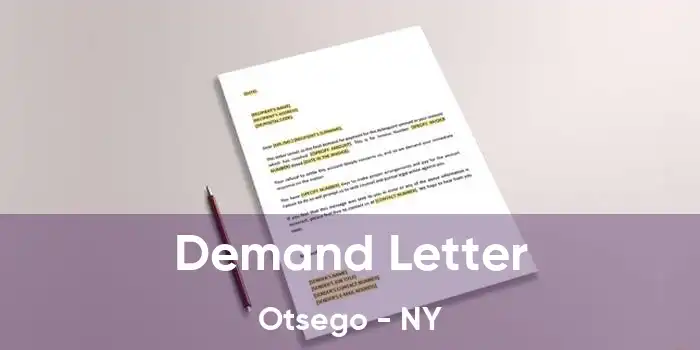 Demand Letter Otsego - NY