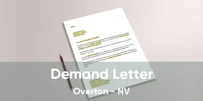 Demand Letter Overton - NV