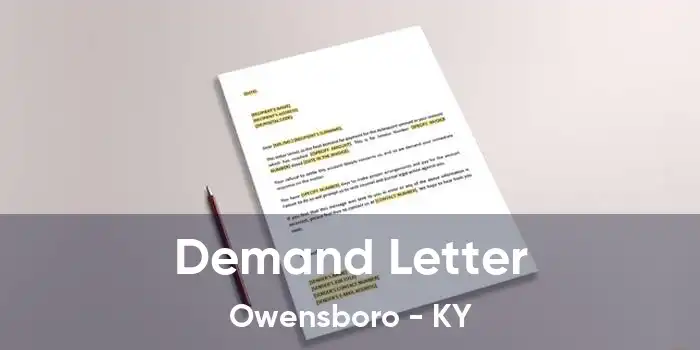 Demand Letter Owensboro - KY