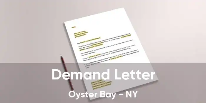 Demand Letter Oyster Bay - NY