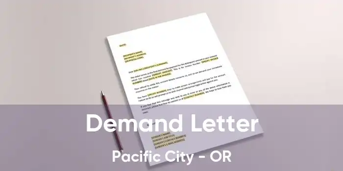 Demand Letter Pacific City - OR