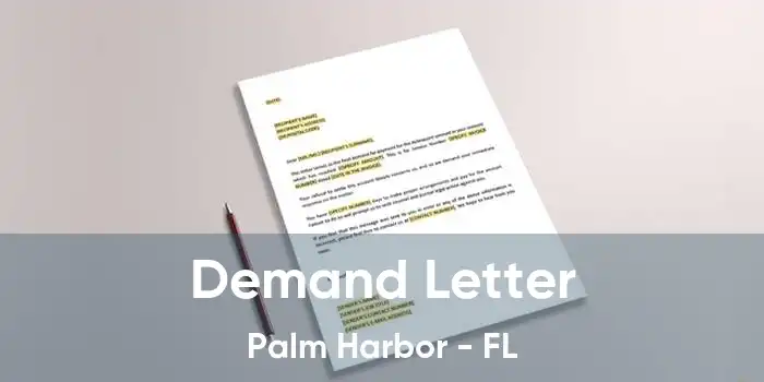 Demand Letter Palm Harbor - FL