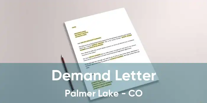 Demand Letter Palmer Lake - CO