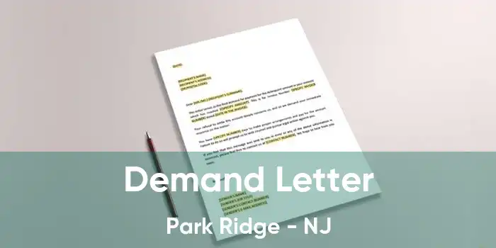 Demand Letter Park Ridge - NJ