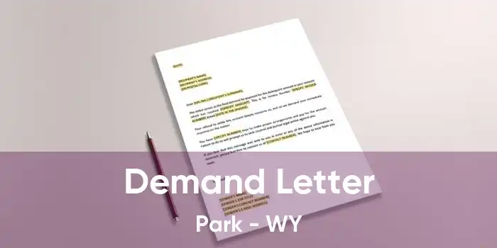 Demand Letter Park - WY