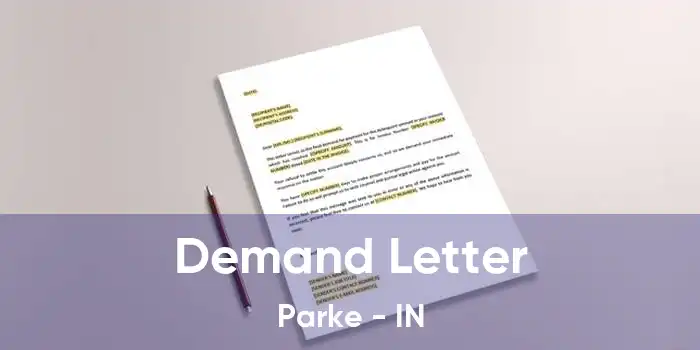 Demand Letter Parke - IN