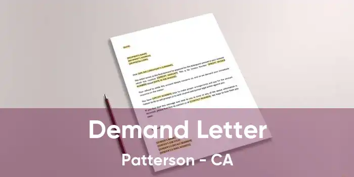 Demand Letter Patterson - CA