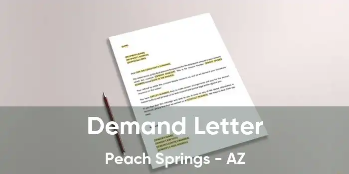 Demand Letter Peach Springs - AZ