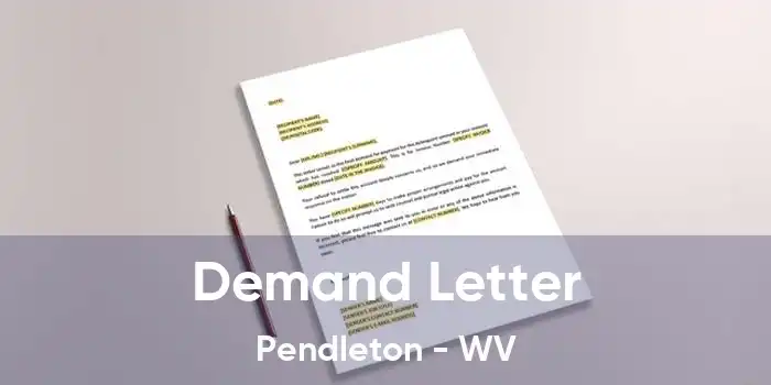 Demand Letter Pendleton - WV