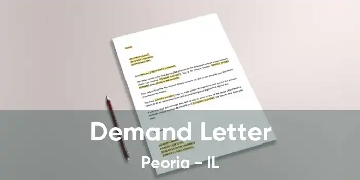 Demand Letter Peoria - IL