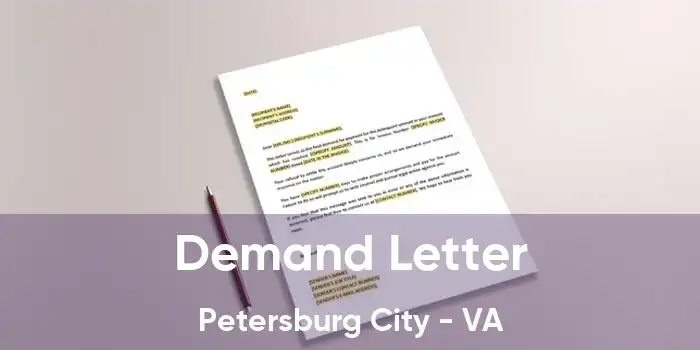  Demand Letter Petersburg City - VA