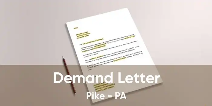 Demand Letter Pike - PA