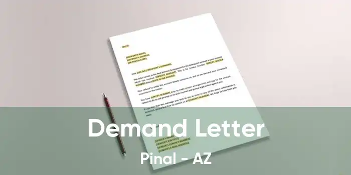 Demand Letter Pinal - AZ