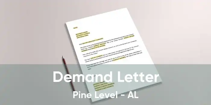 Demand Letter Pine Level - AL