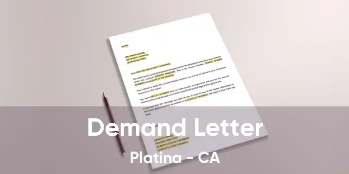 Demand Letter Platina - CA