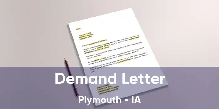 Demand Letter Plymouth - IA