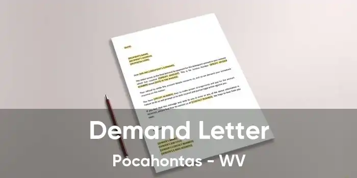 Demand Letter Pocahontas - WV