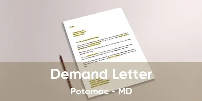 Demand Letter Potomac - MD