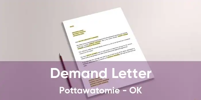 Demand Letter Pottawatomie - OK