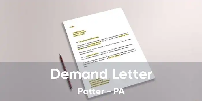 Demand Letter Potter - PA