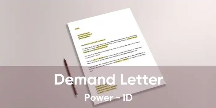 Demand Letter Power - ID