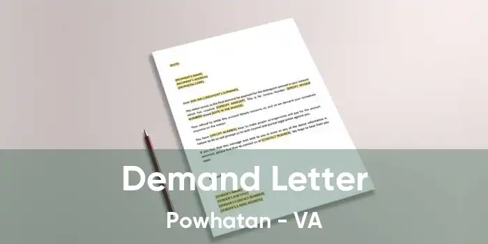 Demand Letter Powhatan - VA