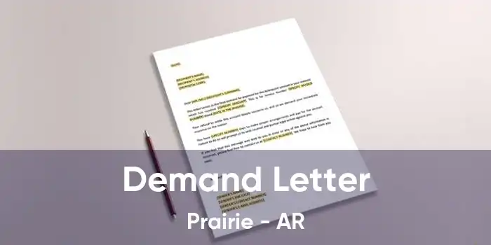 Demand Letter Prairie - AR