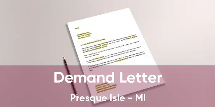 Demand Letter Presque Isle - MI