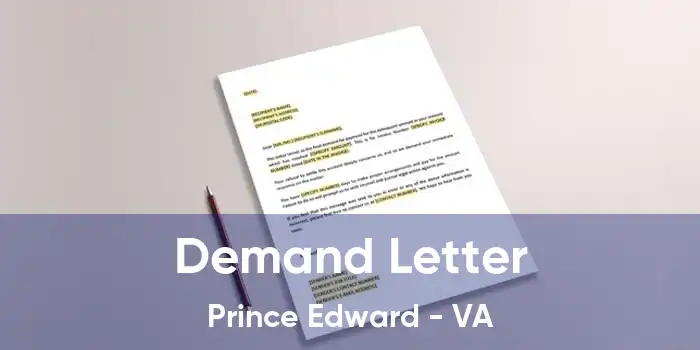 Demand Letter Prince Edward - VA