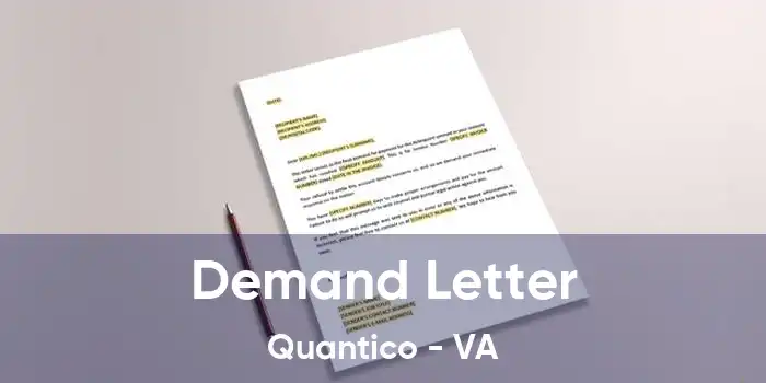 Demand Letter Quantico - VA