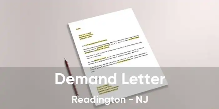 Demand Letter Readington - NJ