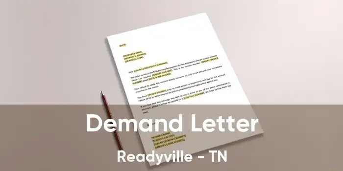 Demand Letter Readyville - TN