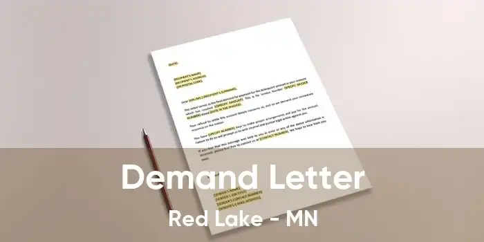 Demand Letter Red Lake - MN