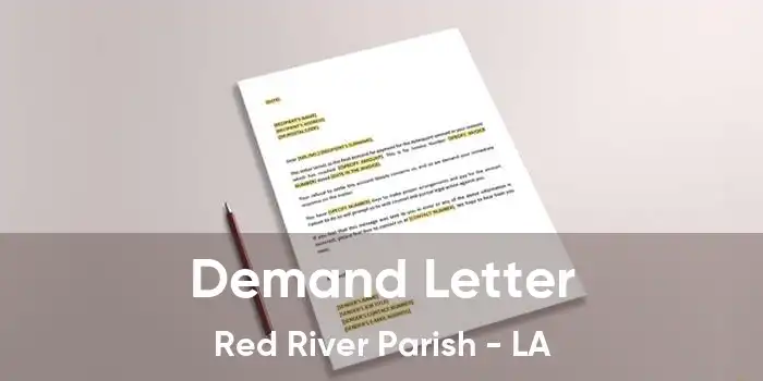 Demand Letter Red River Parish - LA