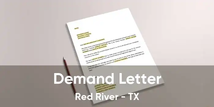 Demand Letter Red River - TX