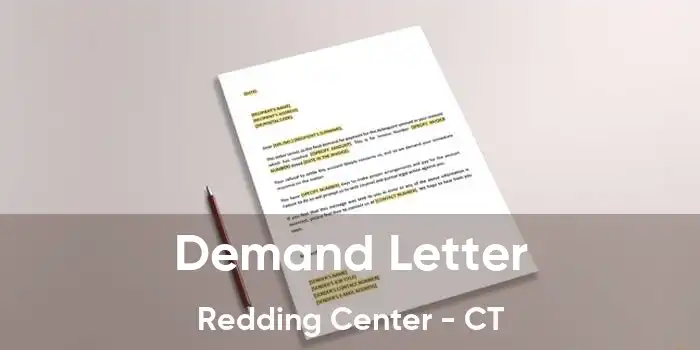 Demand Letter Redding Center - CT