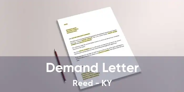 Demand Letter Reed - KY