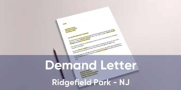 Demand Letter Ridgefield Park - NJ