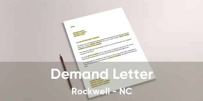 Demand Letter Rockwell - NC