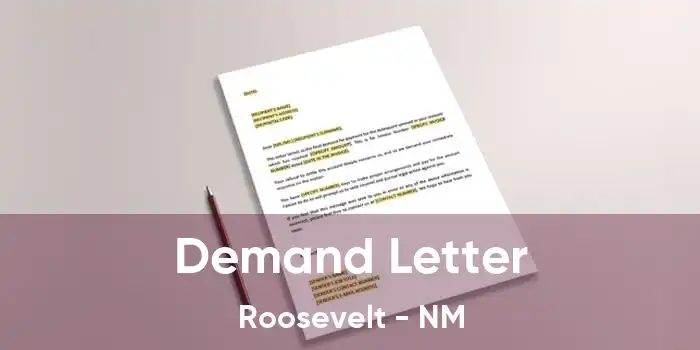 Demand Letter Roosevelt - NM