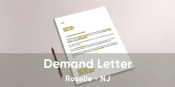 Demand Letter Roselle - NJ